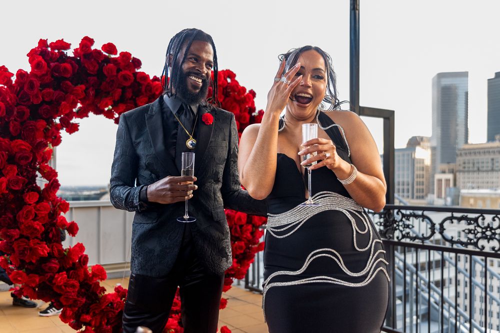 Houston proposal photography capturing surprise engagement reaction

Proposal photographer in Houston documenting the moment she says yes