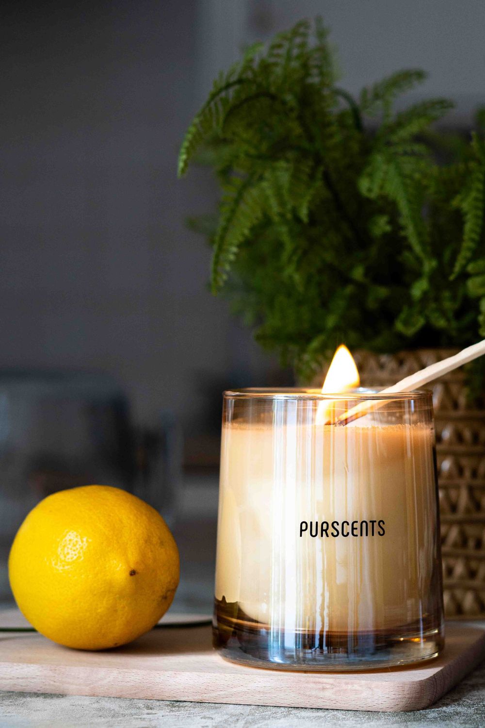 Purscents candles - good for you, good for your home and good for the environment. Photographed by BLOOM Fabulous Photography.
