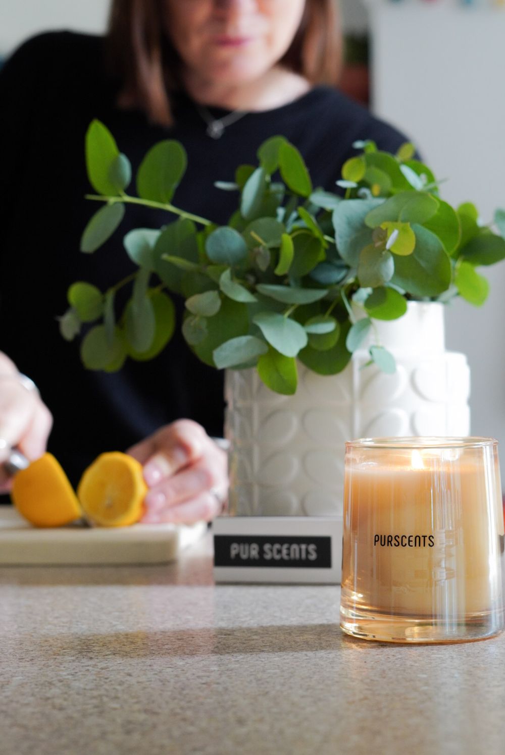 Purscents candles - good for you, good for your home and good for the environment. Photographed by BLOOM Fabulous Photography.