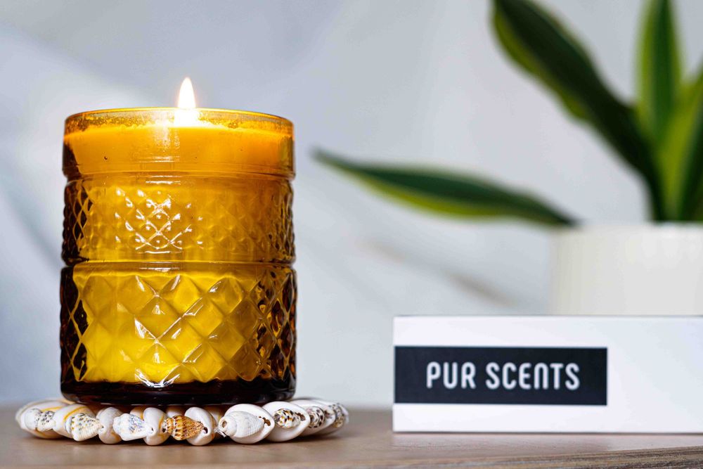 Purscents candles - good for you, good for your home and good for the environment. Photographed by BLOOM Fabulous Photography.