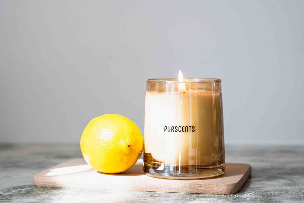 Purscents candles - good for you, good for your home and good for the environment. Photographed by BLOOM Fabulous Photography.
