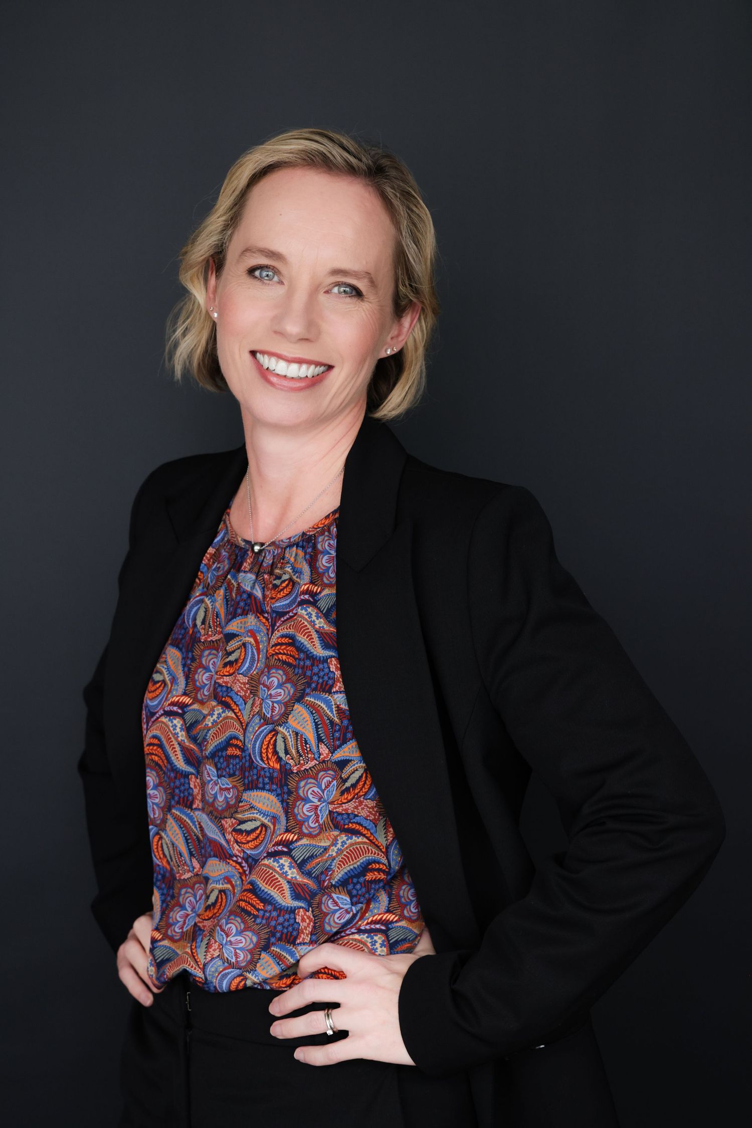 Jessica Zame in an engaging headshot/portrait taken in the studio in Grey Lynn Auckland by photographer, actress, artist Amanda Billing.