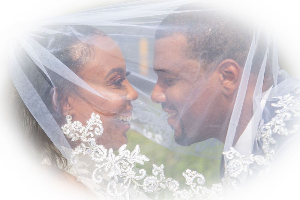 A romantic wedding veil sequence with delicate lace details.