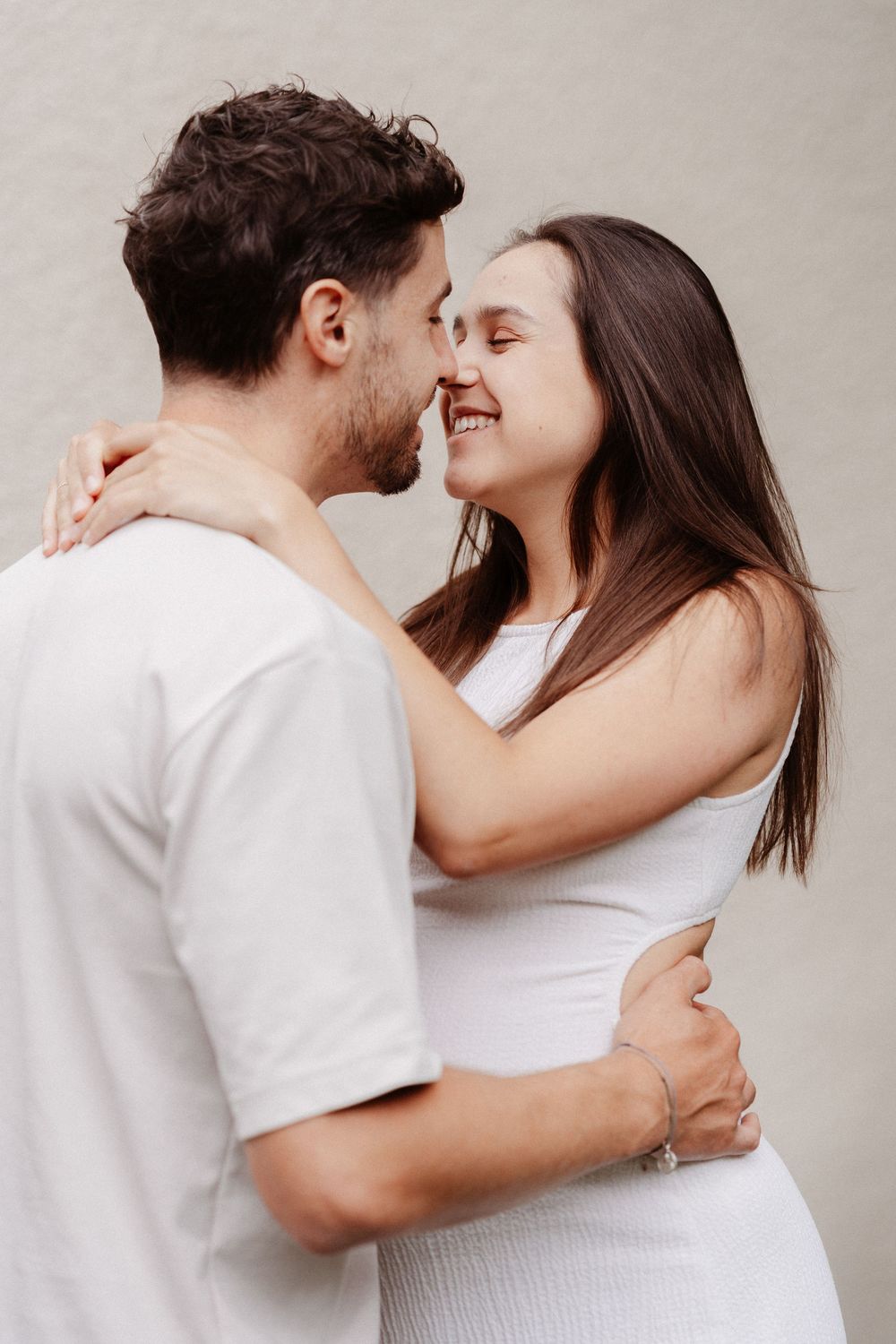 couple qui vont s'embrasser