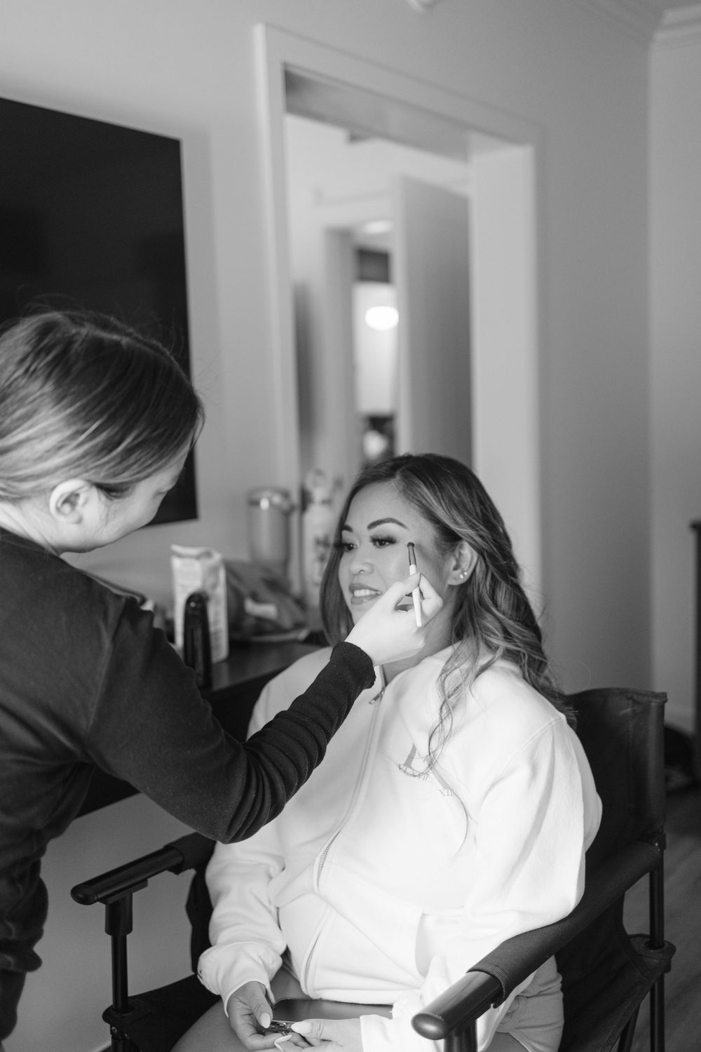 Bride getting ready photos at Estancia La Jolla Hotel & Spa