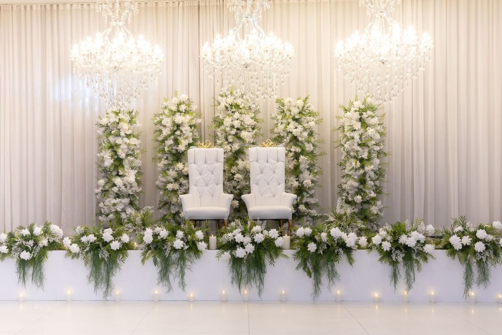 wedding reception decoration at Eden Venue