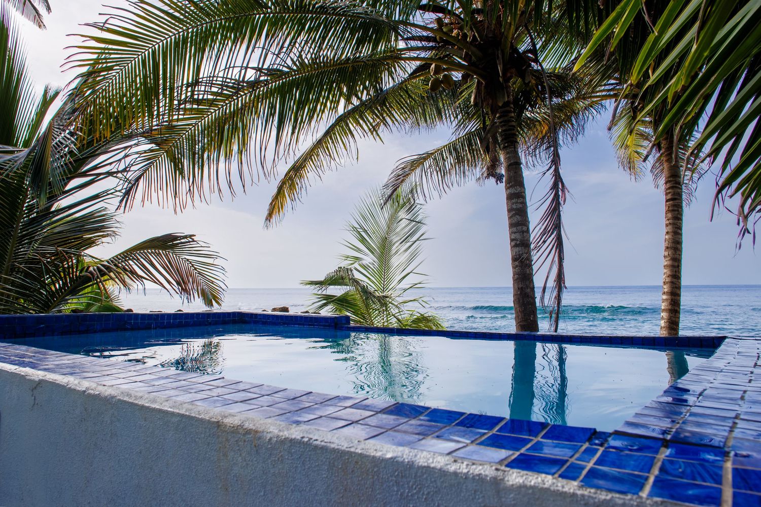 Real estate photography. Beachfront jacuzzi. Vega Baja, Puerto Rico.