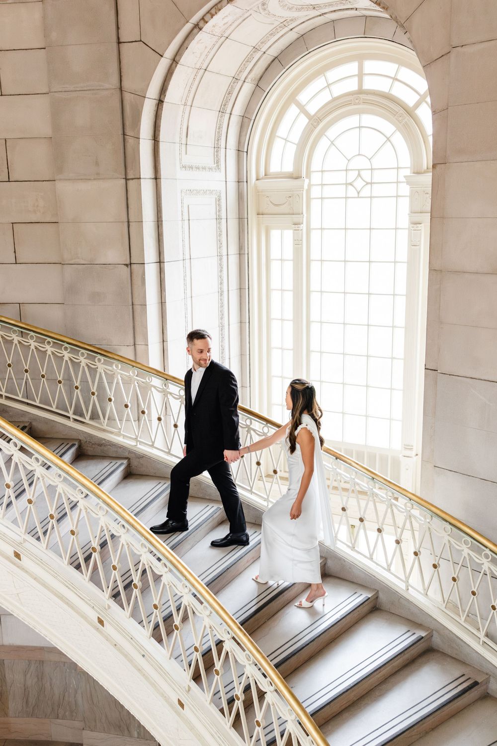 Hartford City Hall engagement session inspiration for newly engaged couples looking for a Connecticut engagement photographer