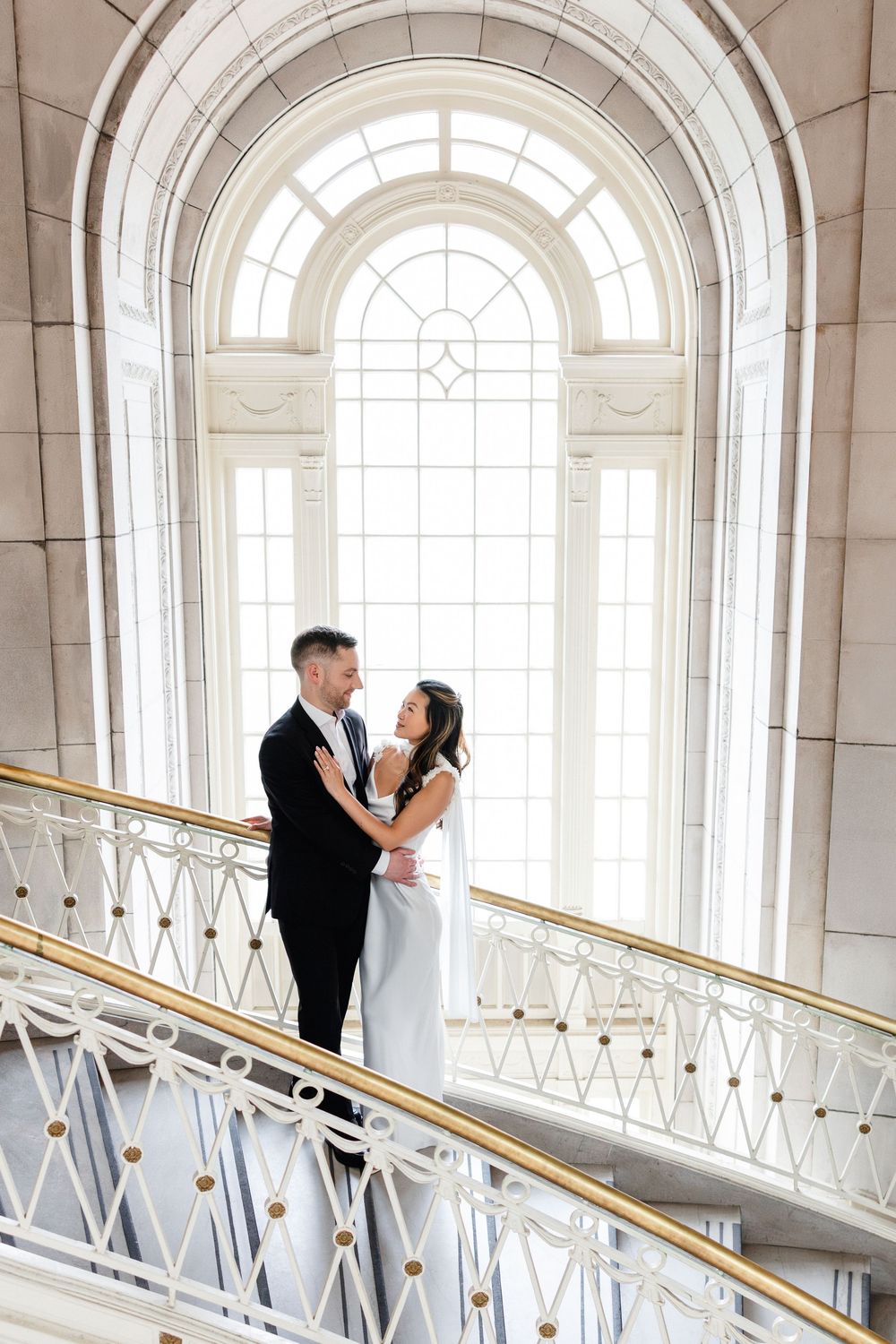Hartford City Hall engagement session inspiration for newly engaged couples looking for a Connecticut engagement photographer