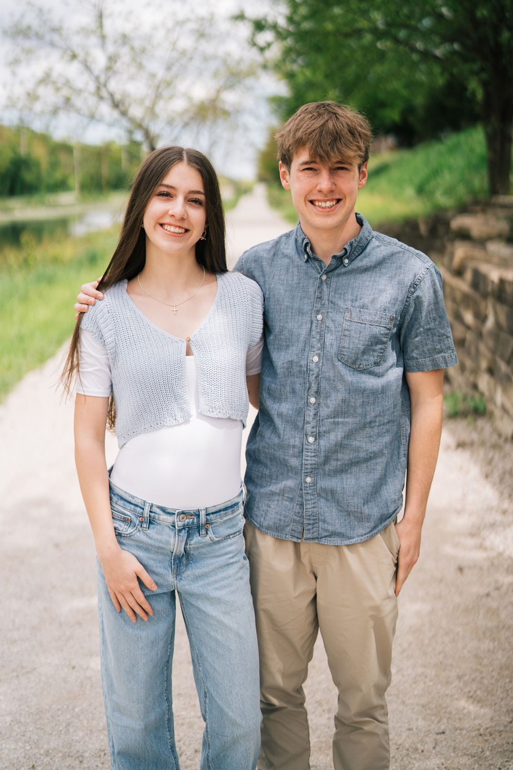 Family portraits in Lemont, Illinois. Two Birds Photography.
