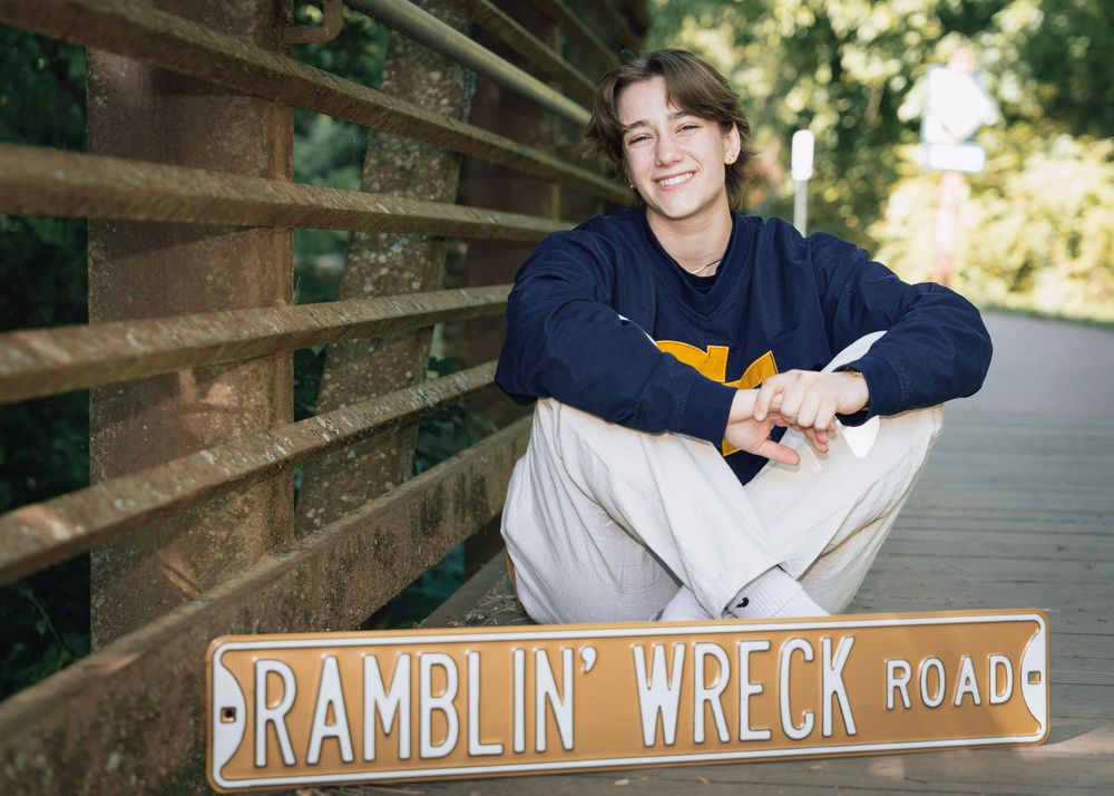 Graduating Senior Portrait session at Olde Rope Mill Park In Woodstock, GA. College Commitment Announcement