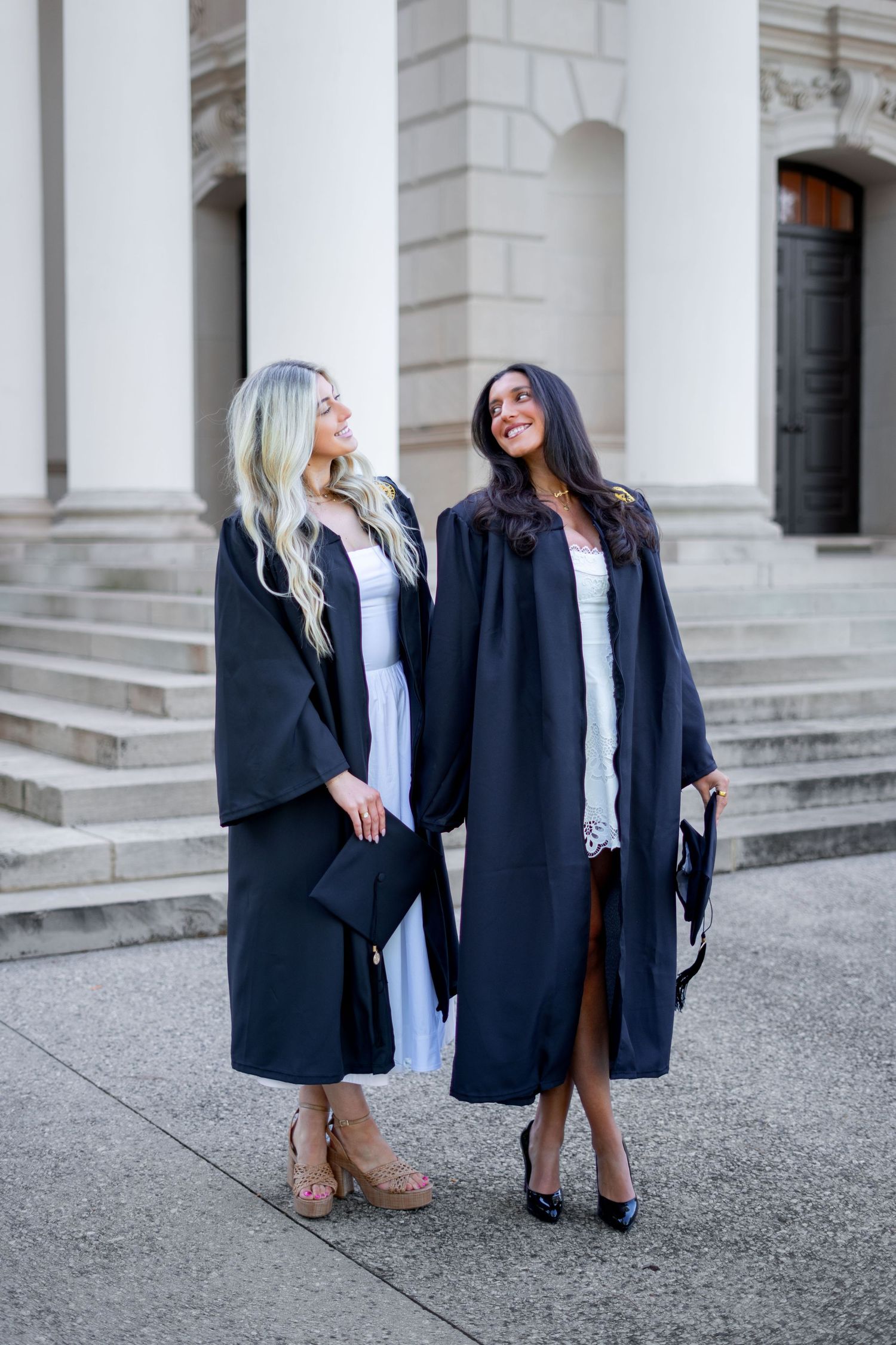 Emory student grad photos in atlanta Georgia before commencement