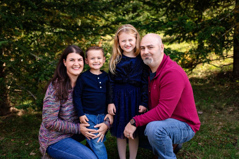 tree farm mini session