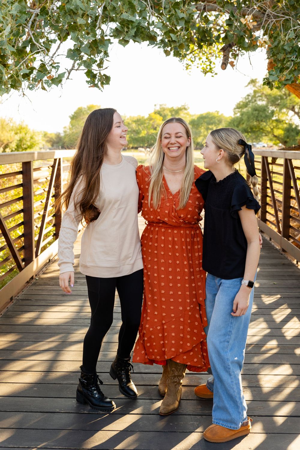 kirkland fields bridge with family photographer in St. George utah
