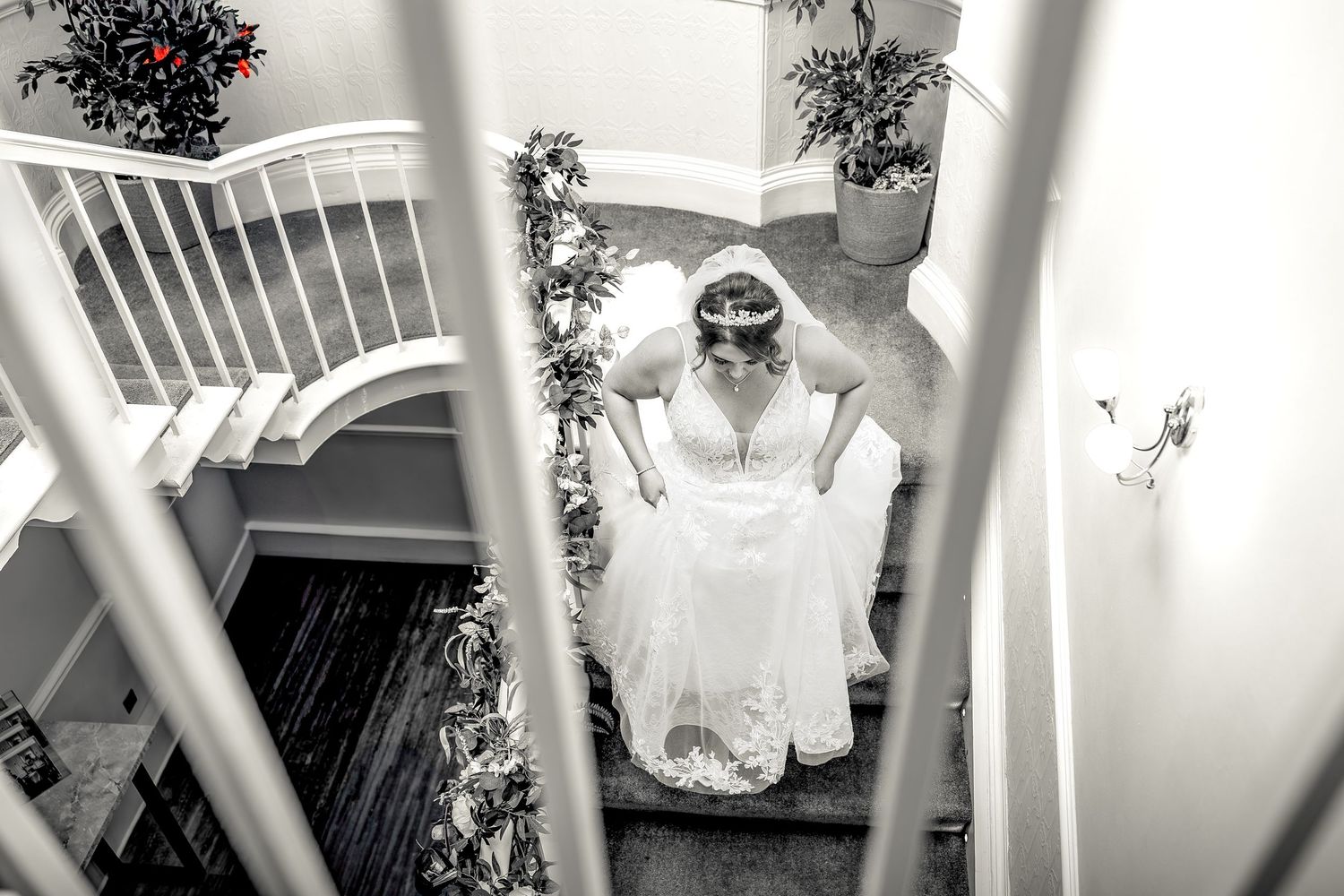 Natural wedding photographer at Carr Bank Wedding Venue.