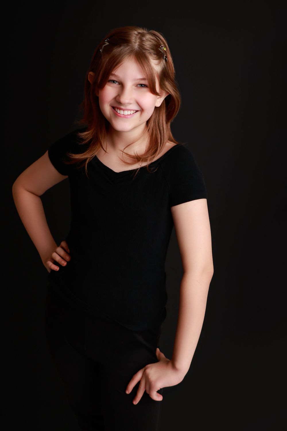 professional child model headshot Covington GA headshot photographer