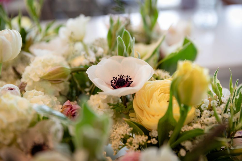 The bride wedding bouquet