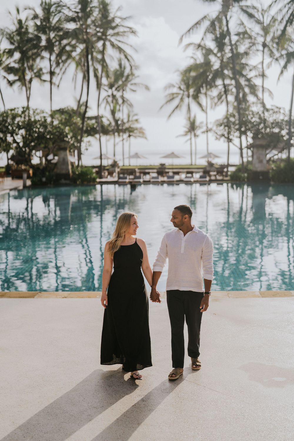 Professional maternity portrait session in Bali