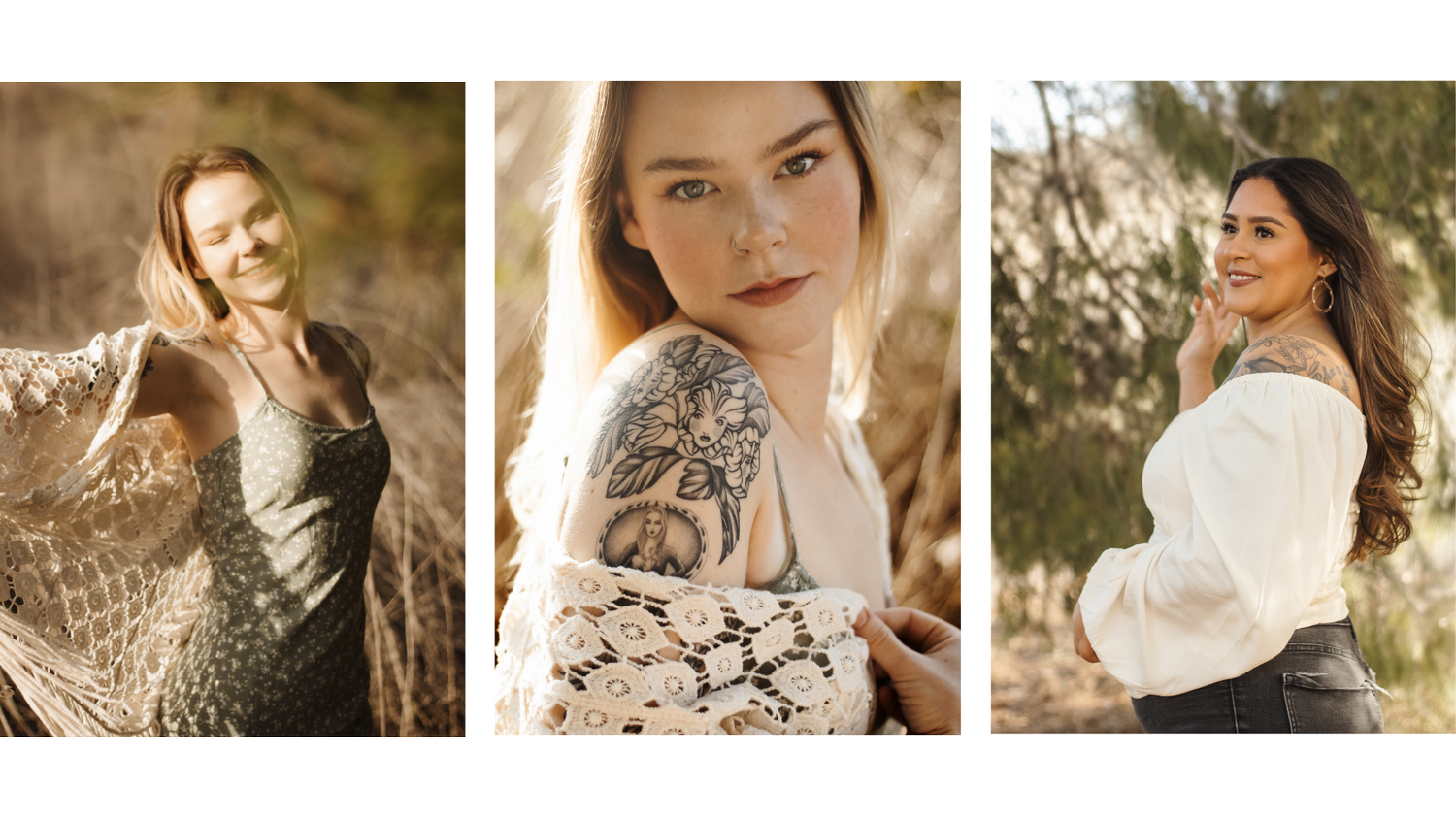 Female classic photo package session
