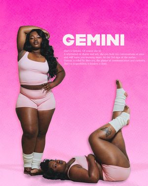 Pink-themed fashion photography set featuring loungewear and intimate apparel.