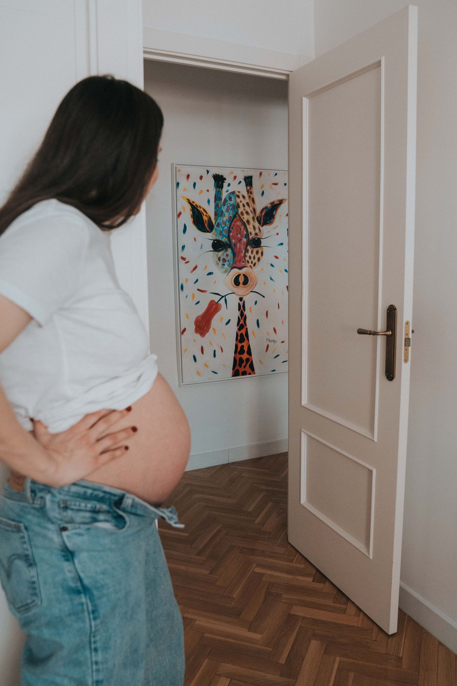 sesion de fotos de embarazo con mascotas
