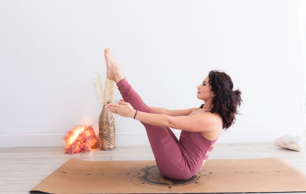 Yoga teacher wellbeing personal branding shoot
