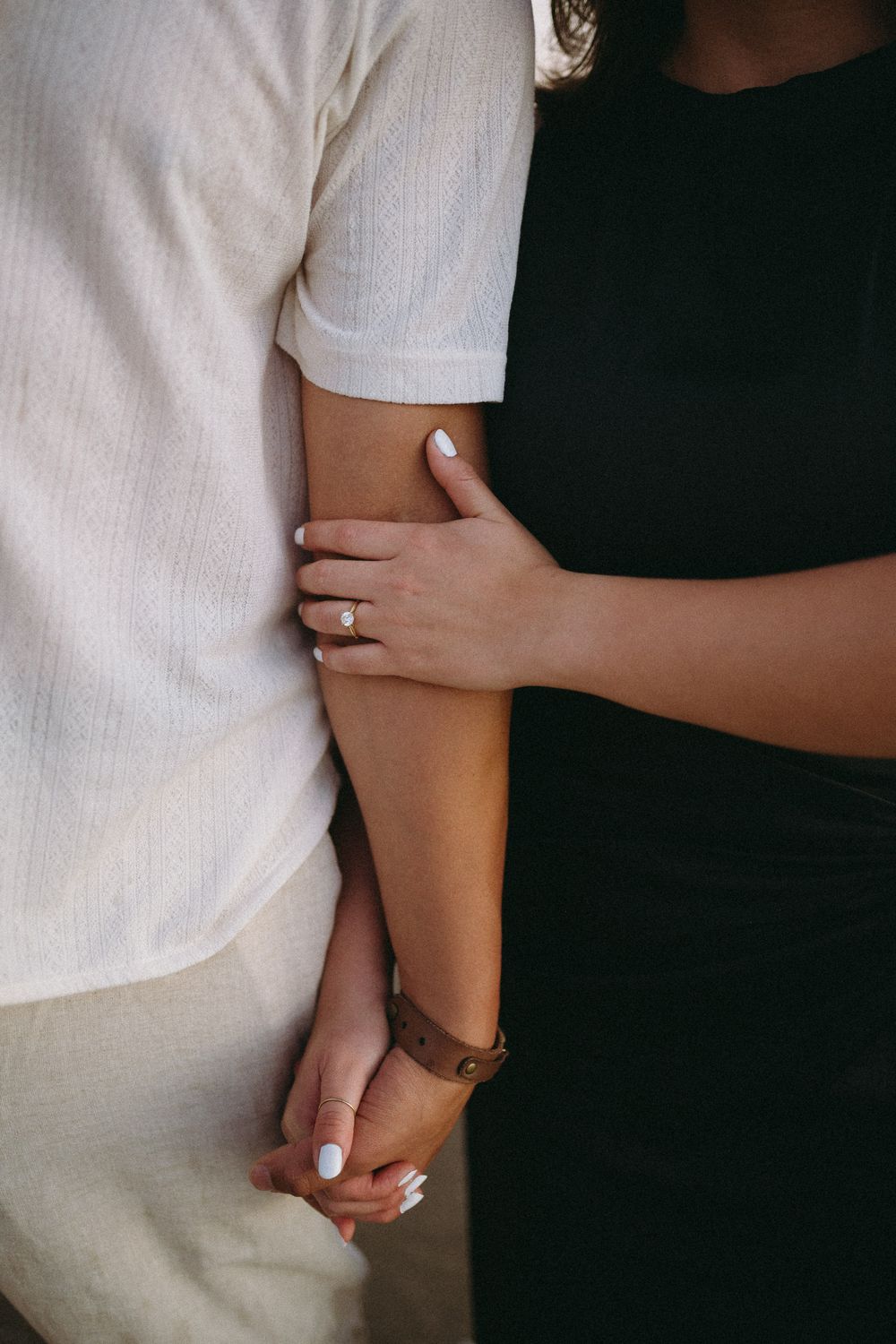Orange County Photographer capturing photos for an engaged couple