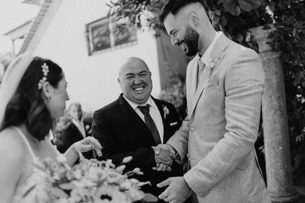 wedding ceremony exchange rings porto