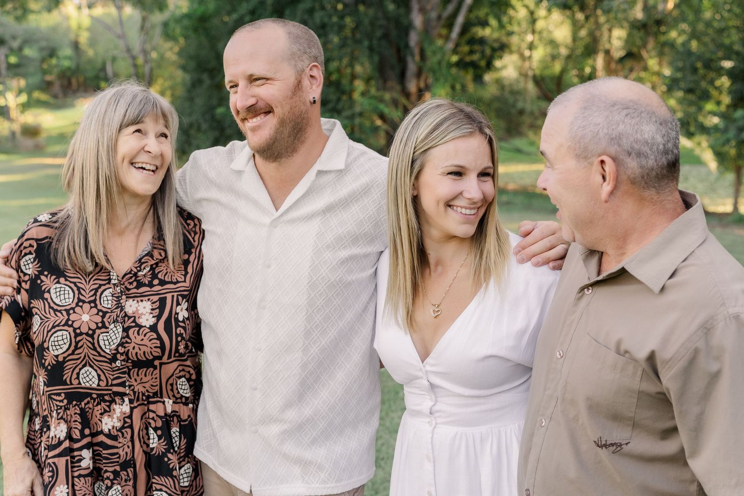 backyard family photography gold coast