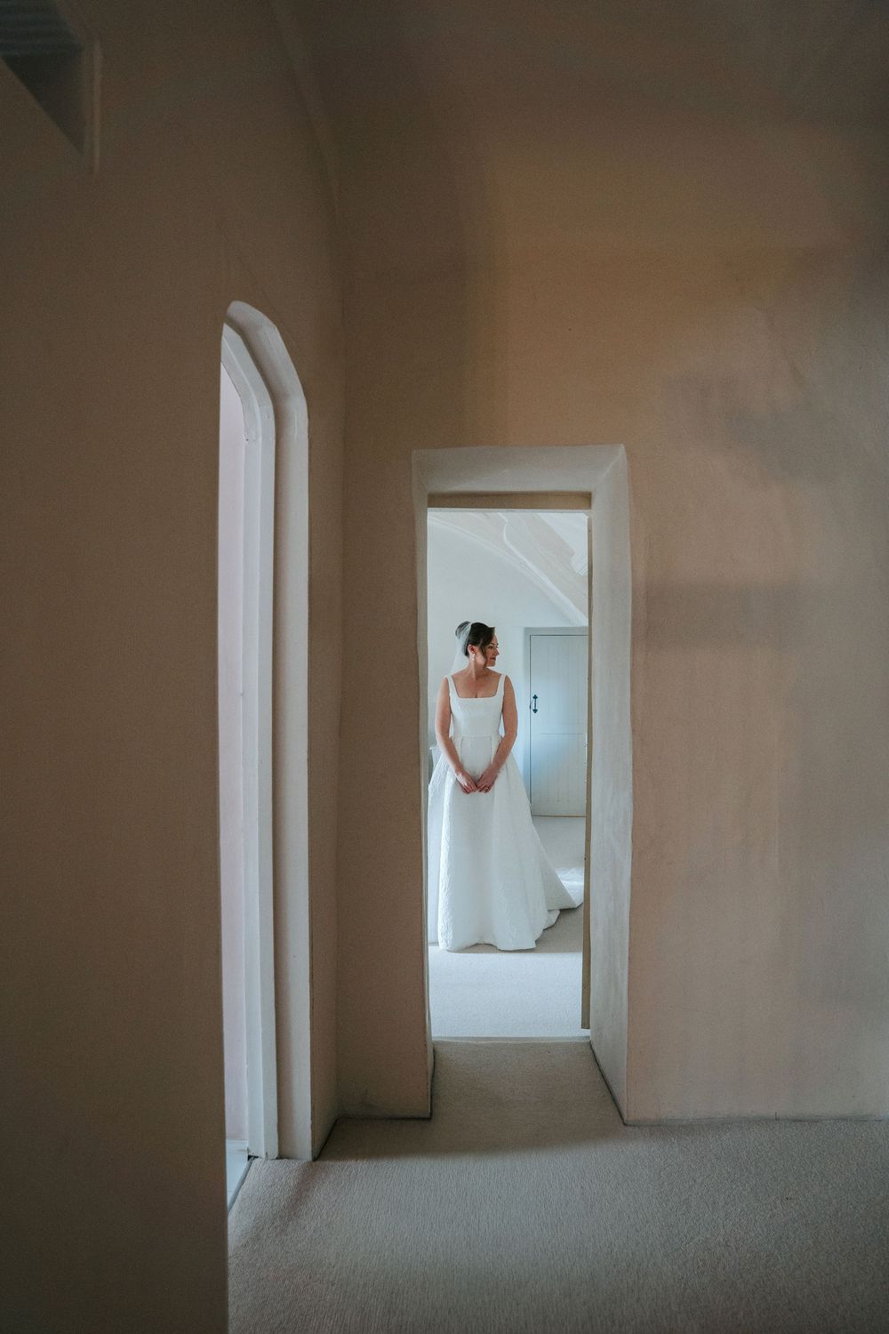 Bridal prep at The Great Barn Devon