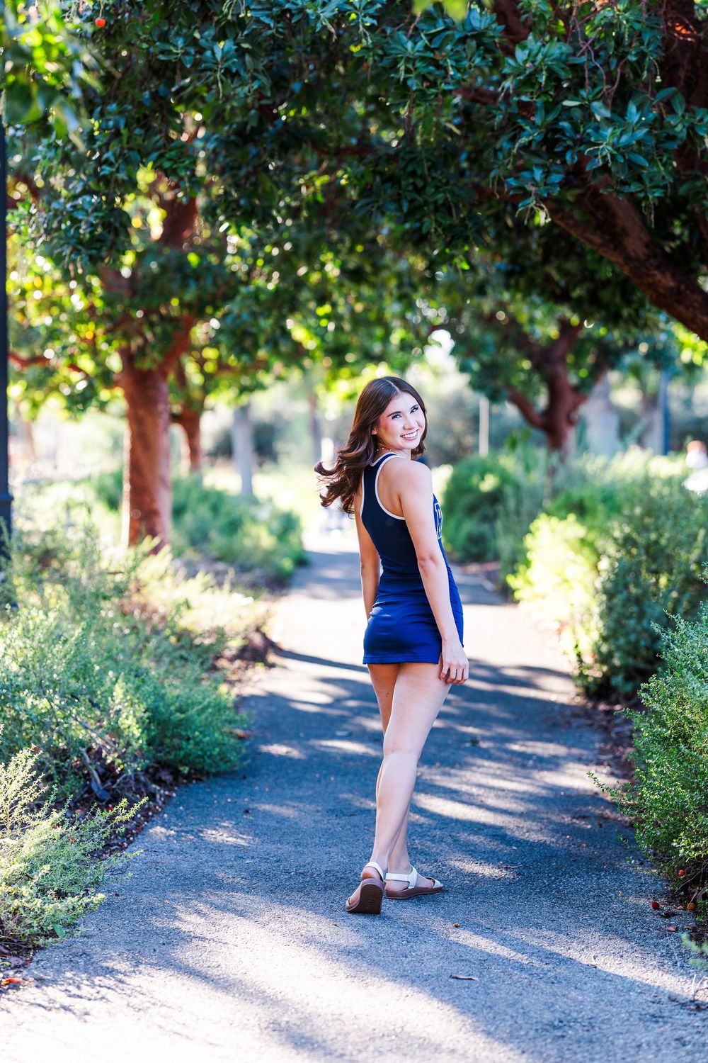 Senior photo session in Southern California during the slow season