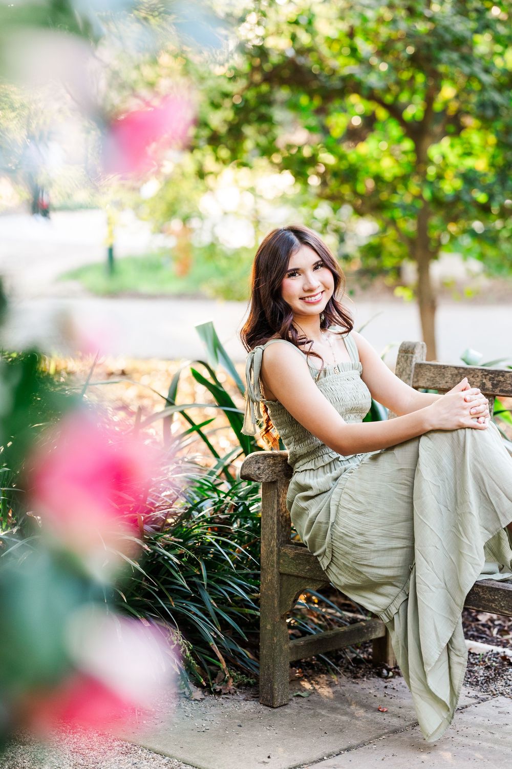 Outdoor senior portraits in Southern California in January