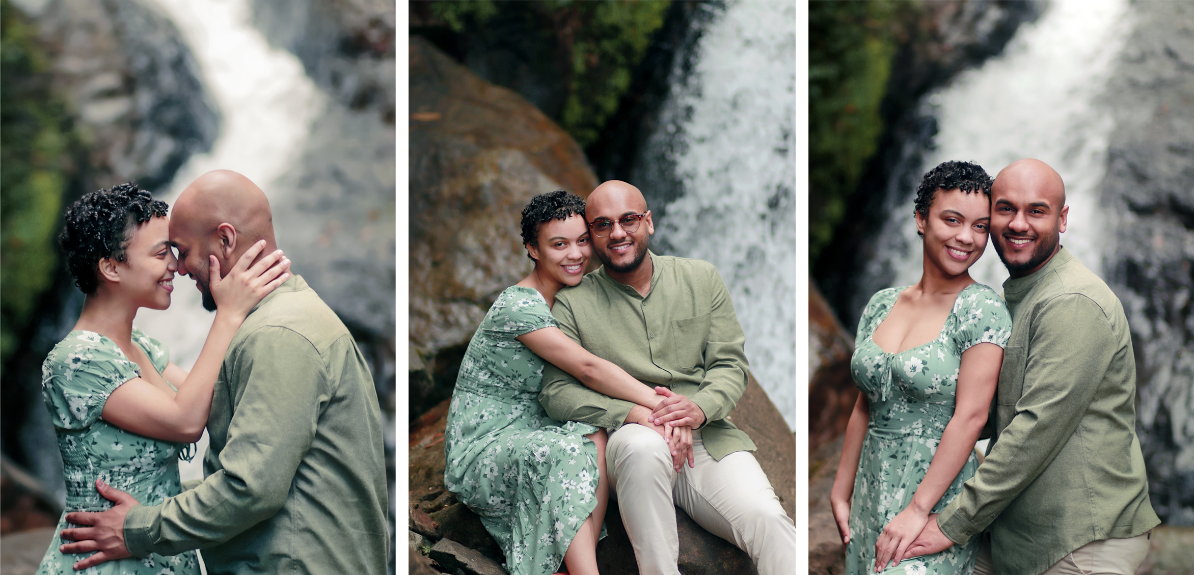 El Yunque Engagement Photoshoot. Puerto Rico Photographer. Albert Ray Photo. El Yunque. Portrait Photography Puerto Rico Travel.