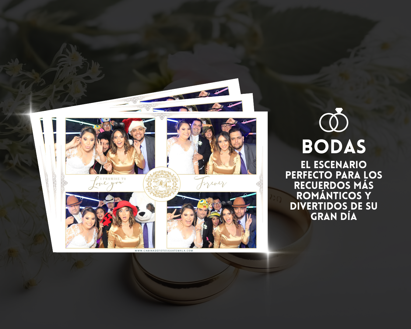 vogue booth para bodas en Guatemala con estilo elegante