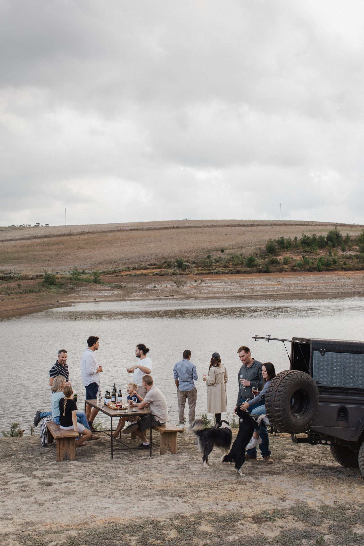 Relaxed lifestyle imagery captured for Oak Valley Wines' brand campaign