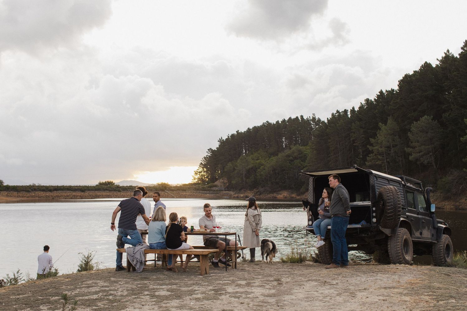 Relaxed lifestyle imagery captured for Oak Valley Wines' brand campaign