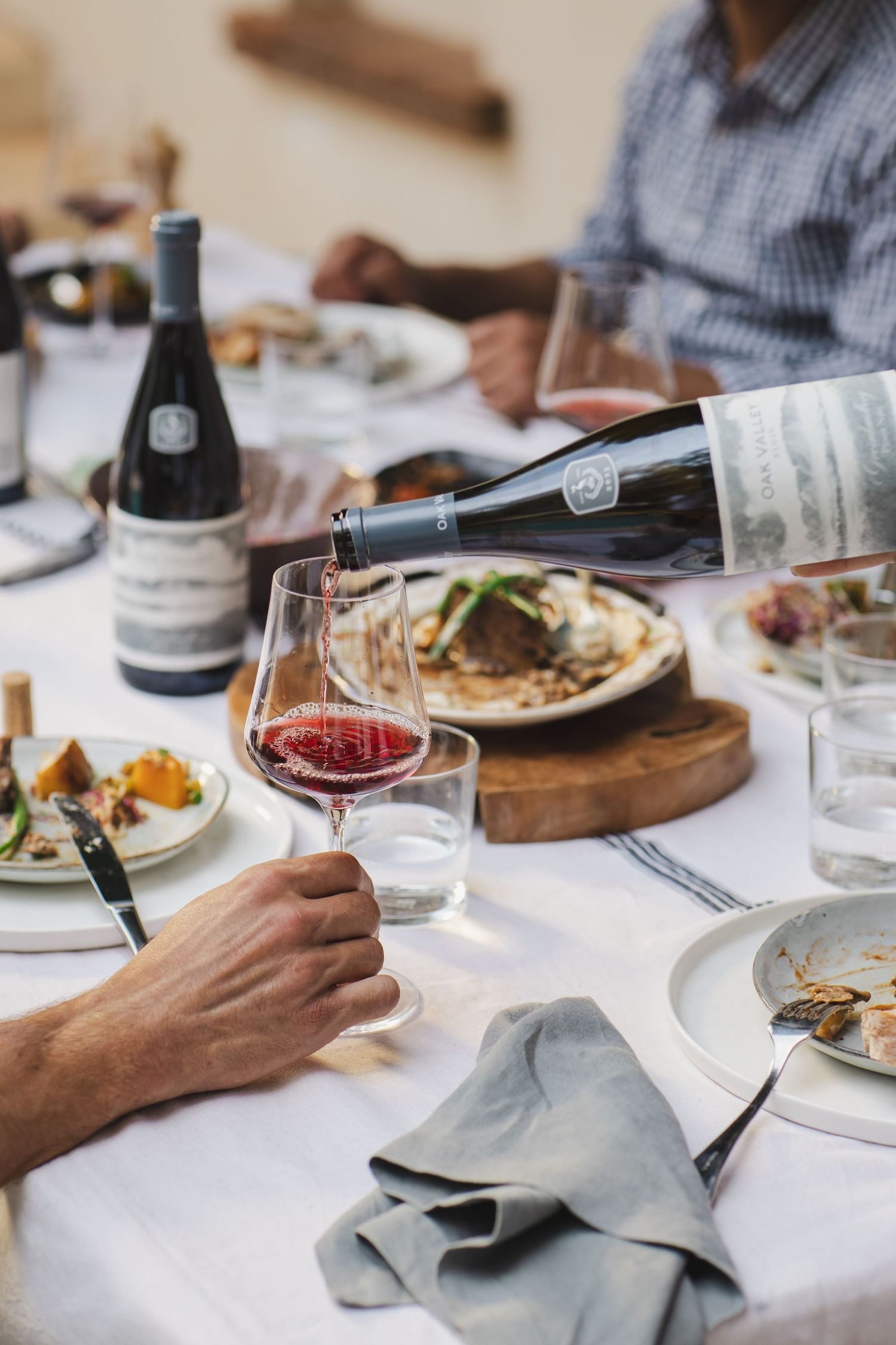 Selection of Oak Valley Wines photographed for a commercial marketing campaign in Elgin