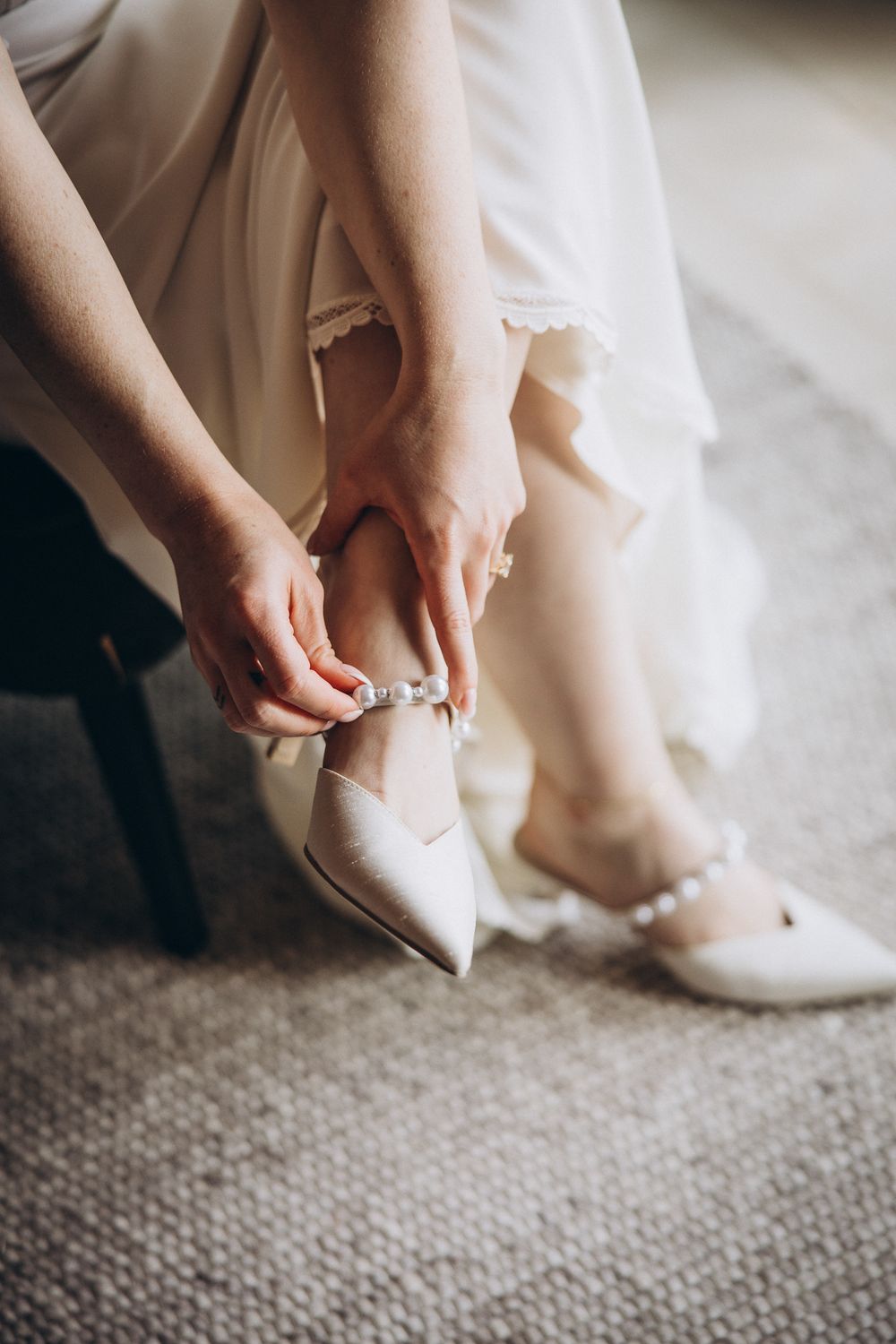 Luxury bridal preparations in Spain
