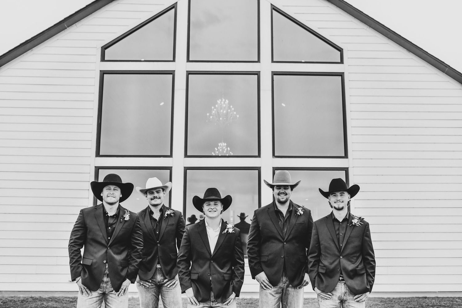 Groomsmen portraits at The Gardenia wedding venue