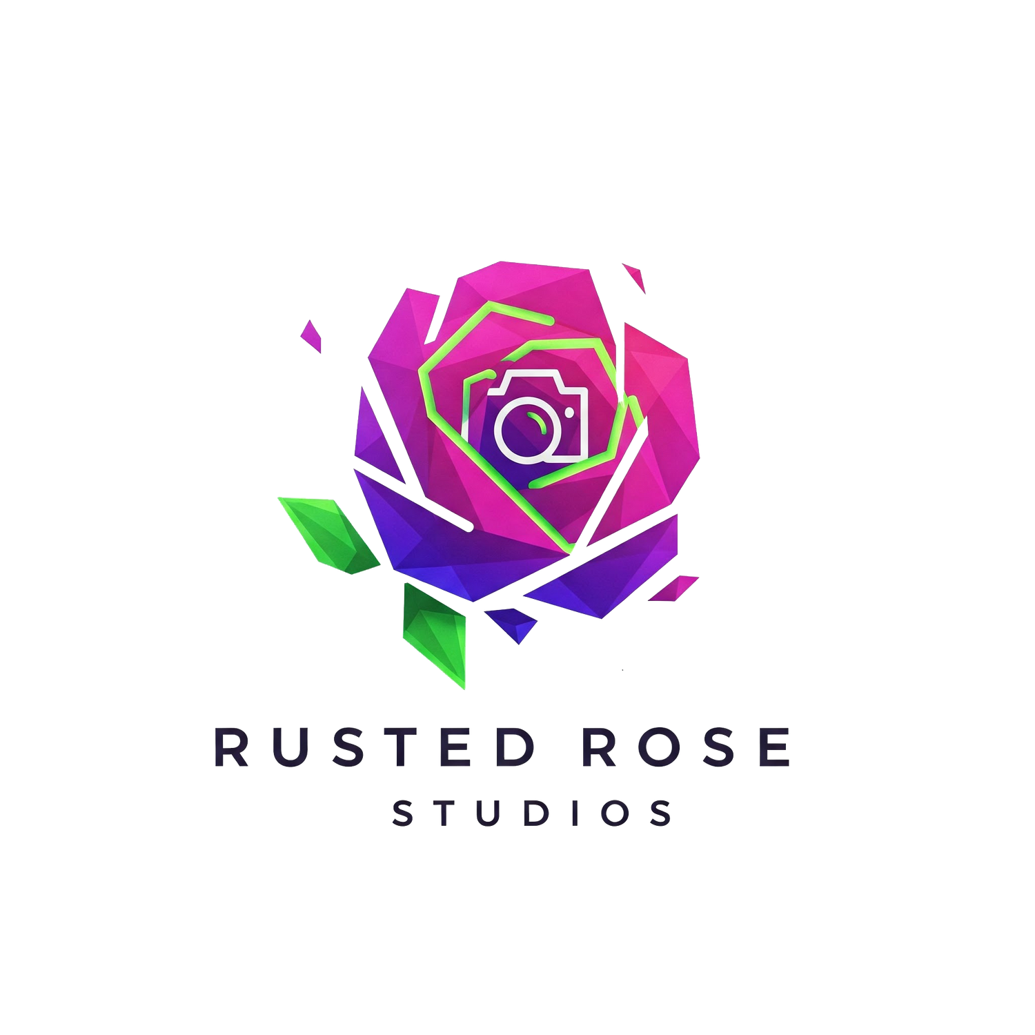 Rusted Rose Studios logo for racing and sports