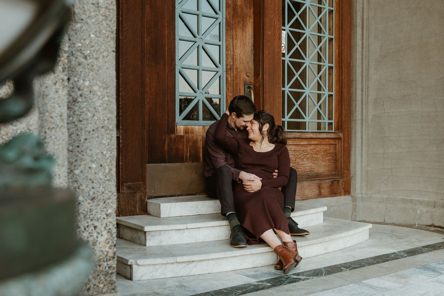 Maternity photo session in Ballard in Seattle
