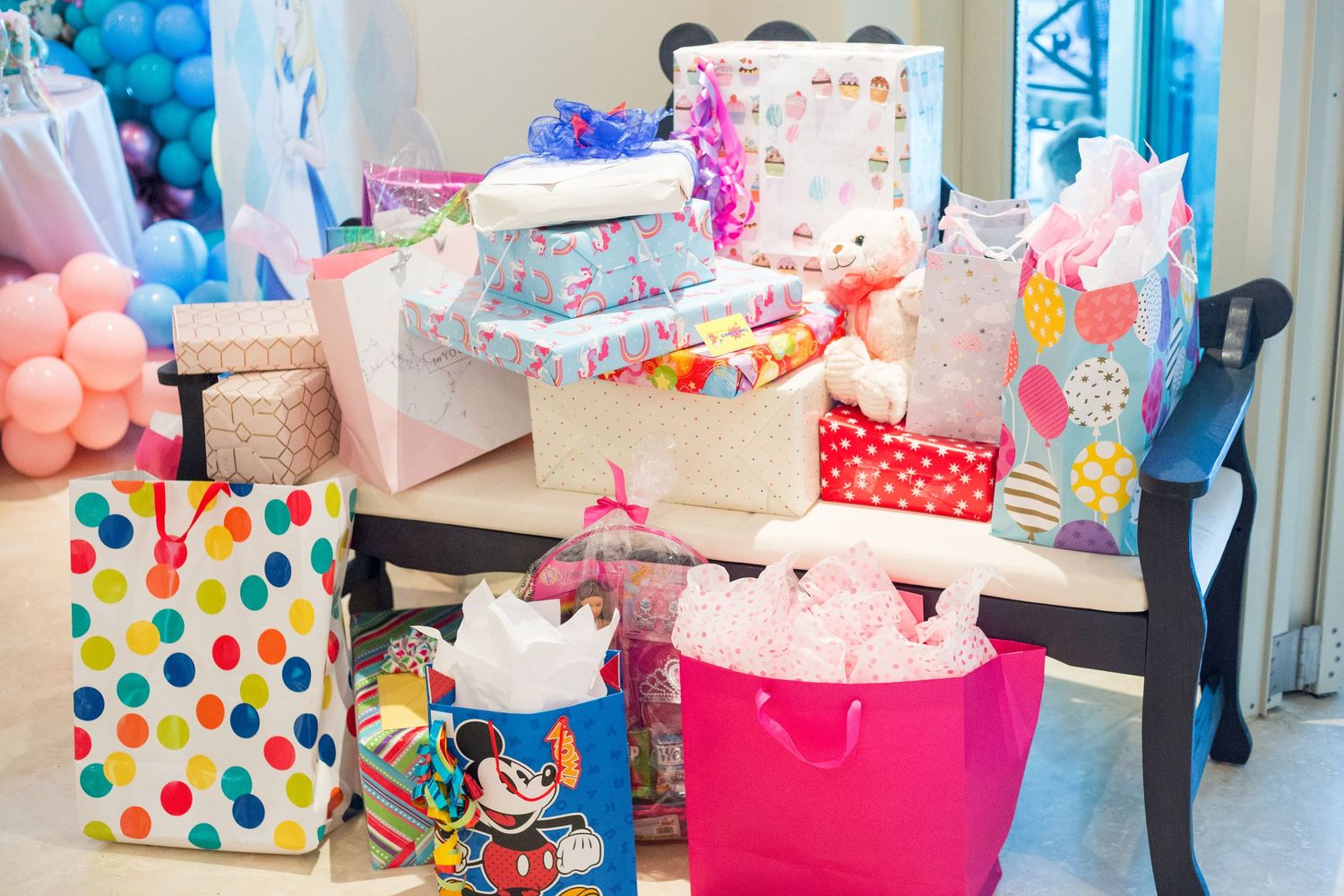 Birthday gifts. Kids birthday party in Guaynabo, Puerto Rico.