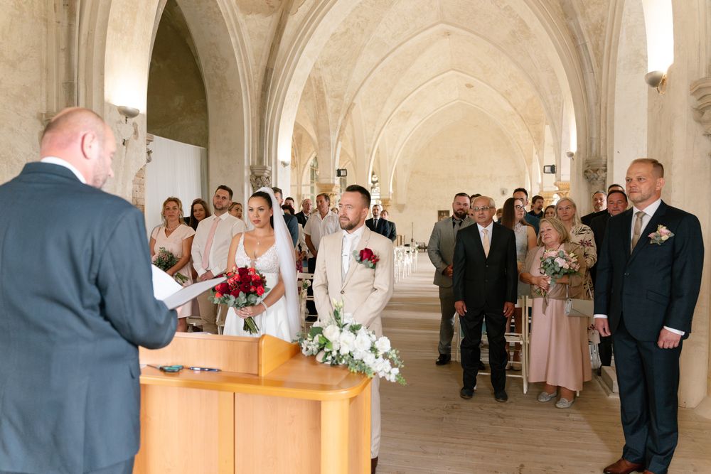 Svatební focení kostel sv. Barbory Štěpánov