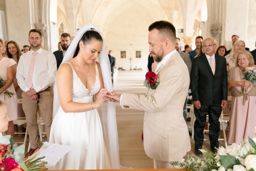 Svatební focení kostel sv. Barbory Štěpánov
