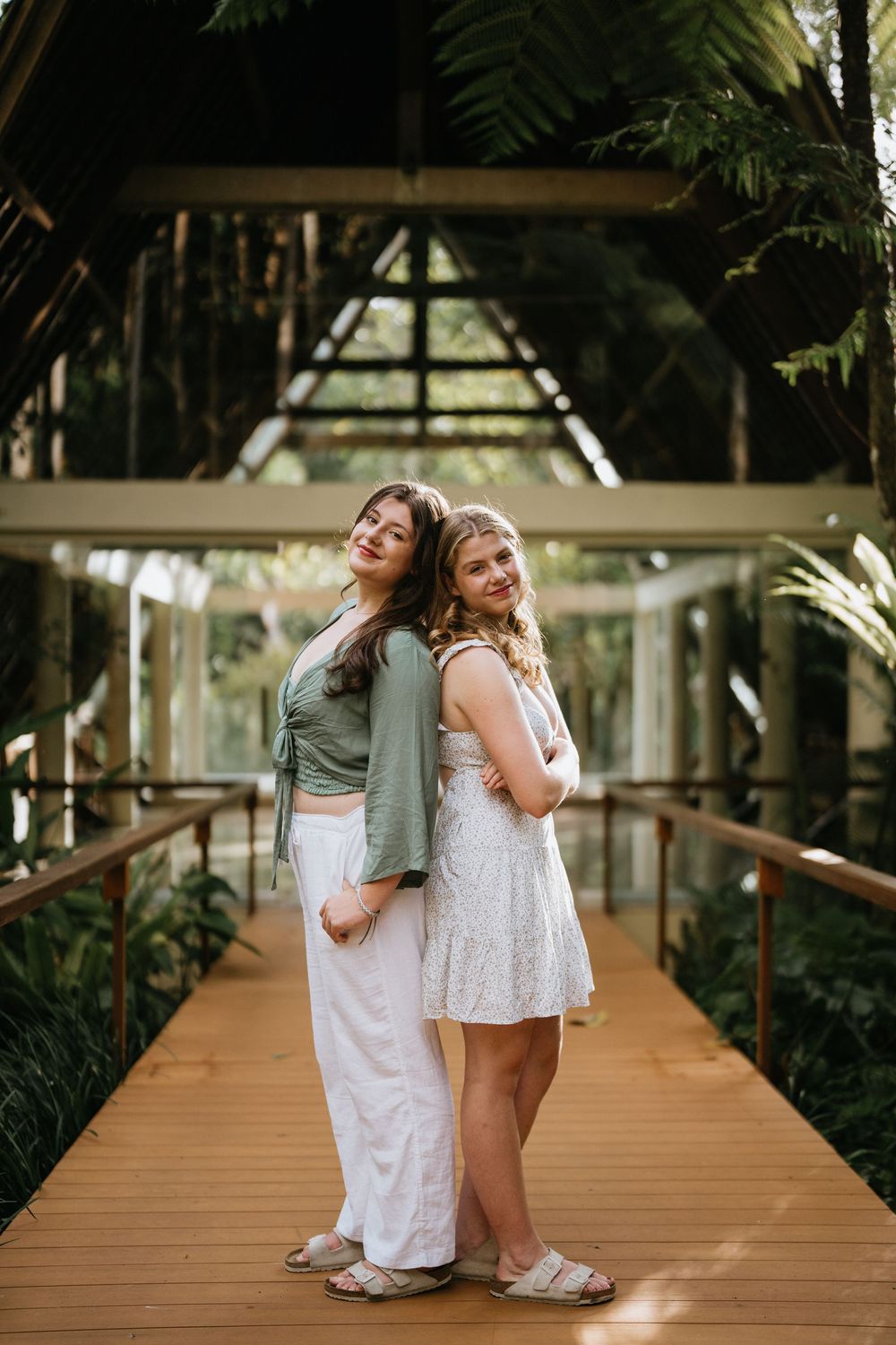 Lifestyle family photoshoot at Komaneka Bisma with lush Ubud scenery.