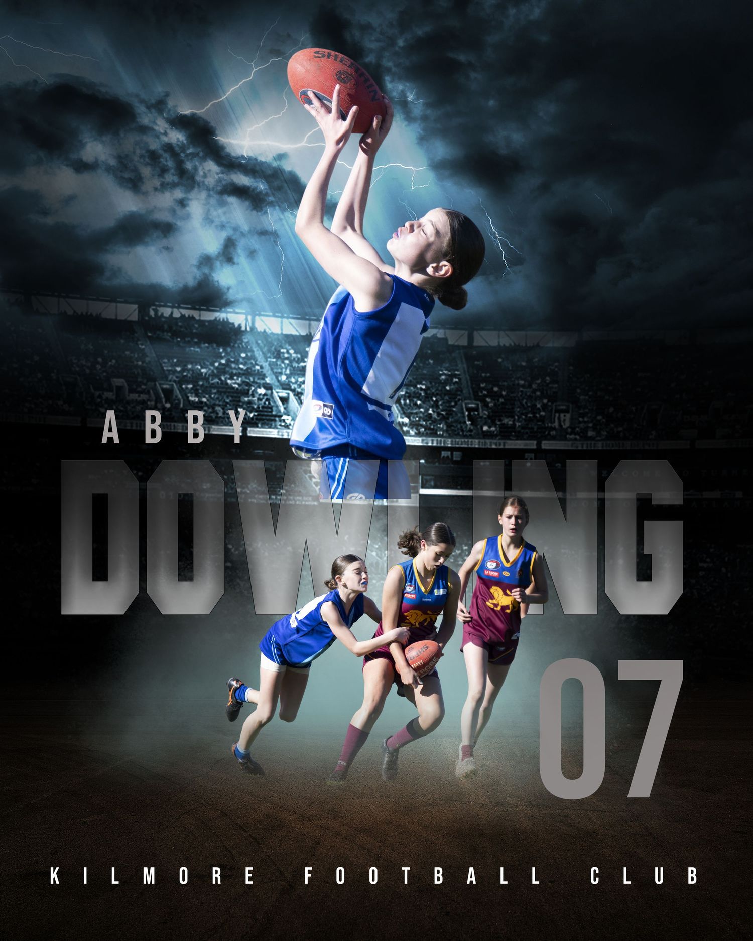 sports poster for sports club photography. childrens sports posters in melbourne. Basketball posters. football posters. Kilmore