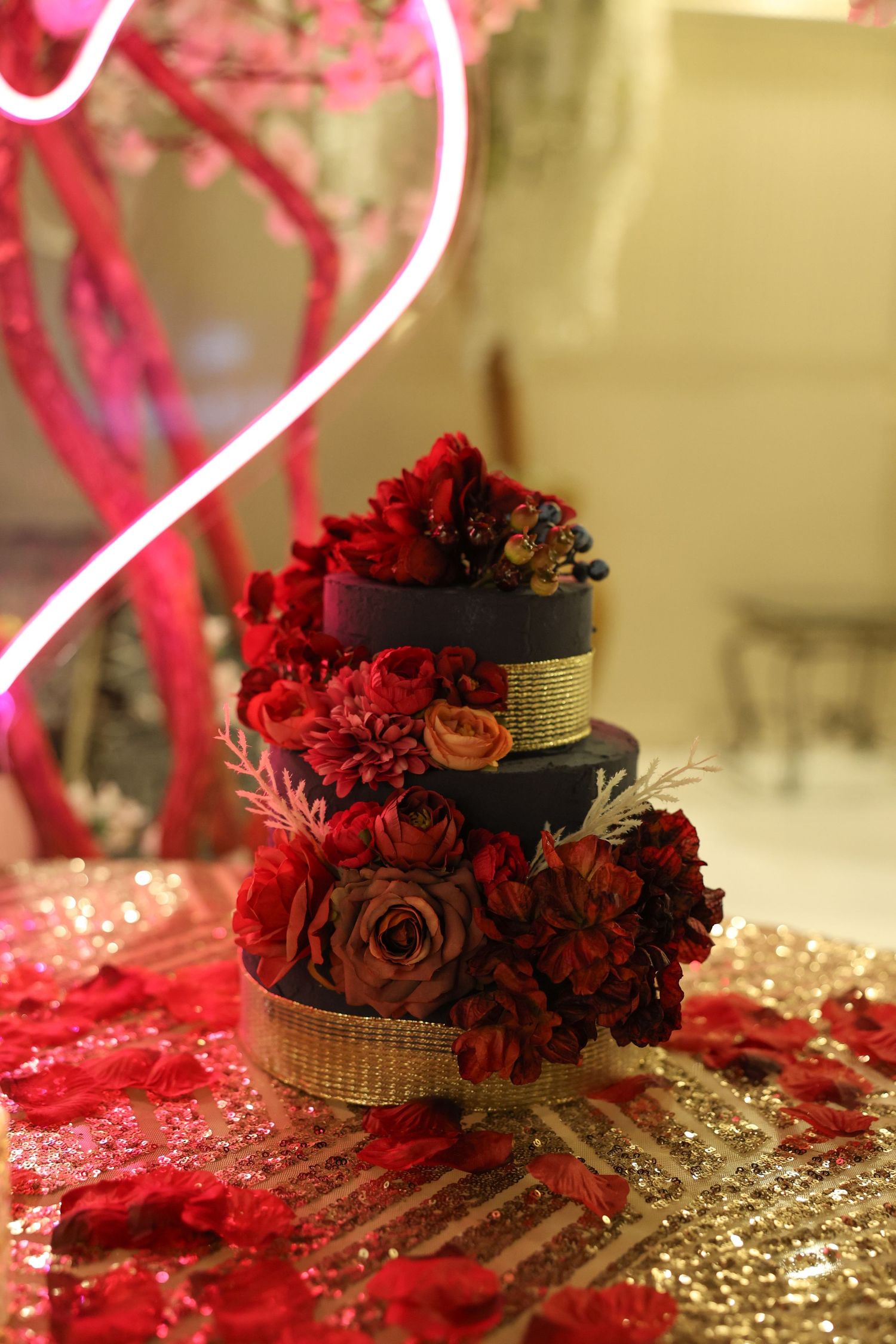 Cake decoration from La Villa Event Venue