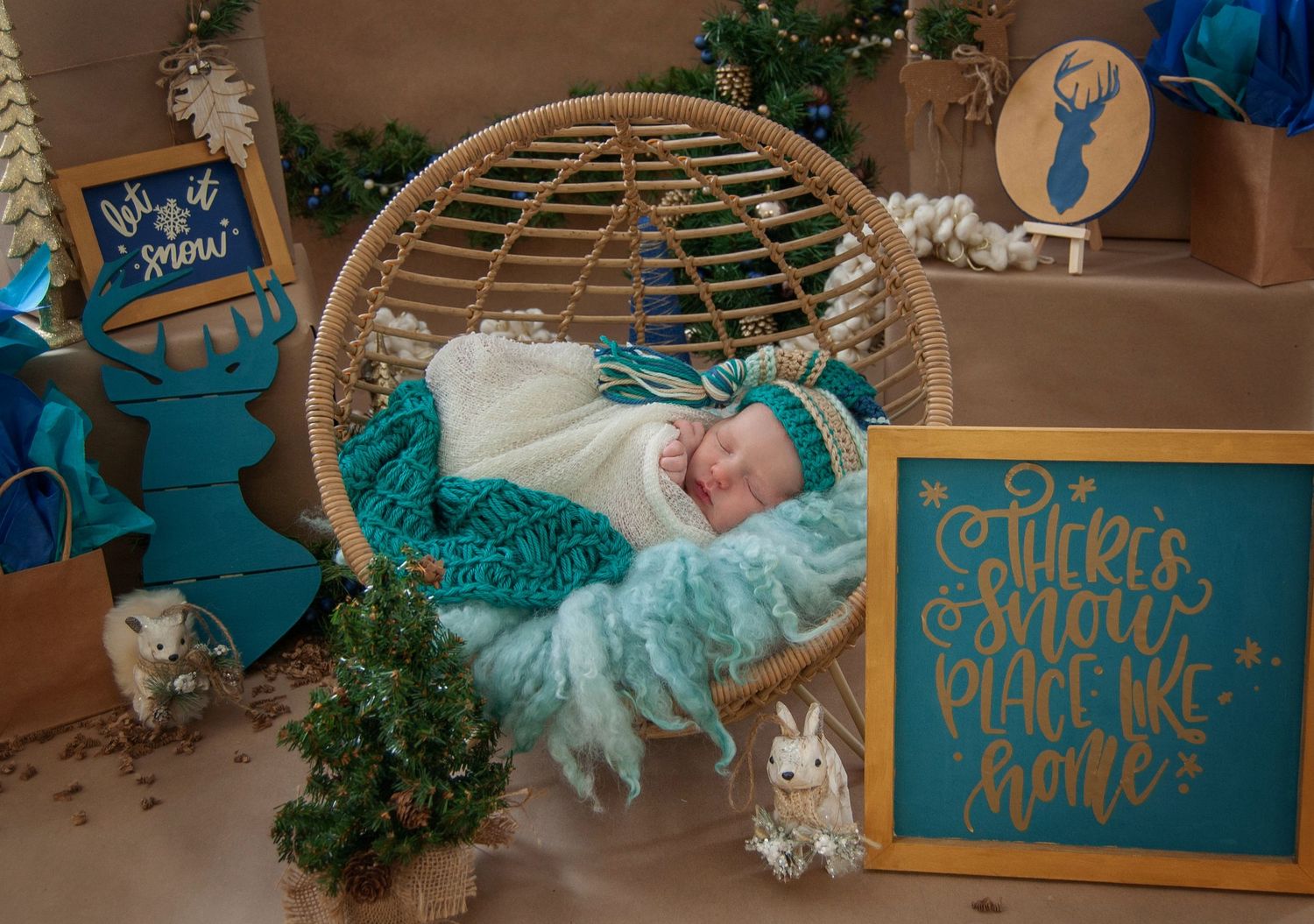 In Home Newborn Session in  Evansville Indiana by ReiLynn Designs