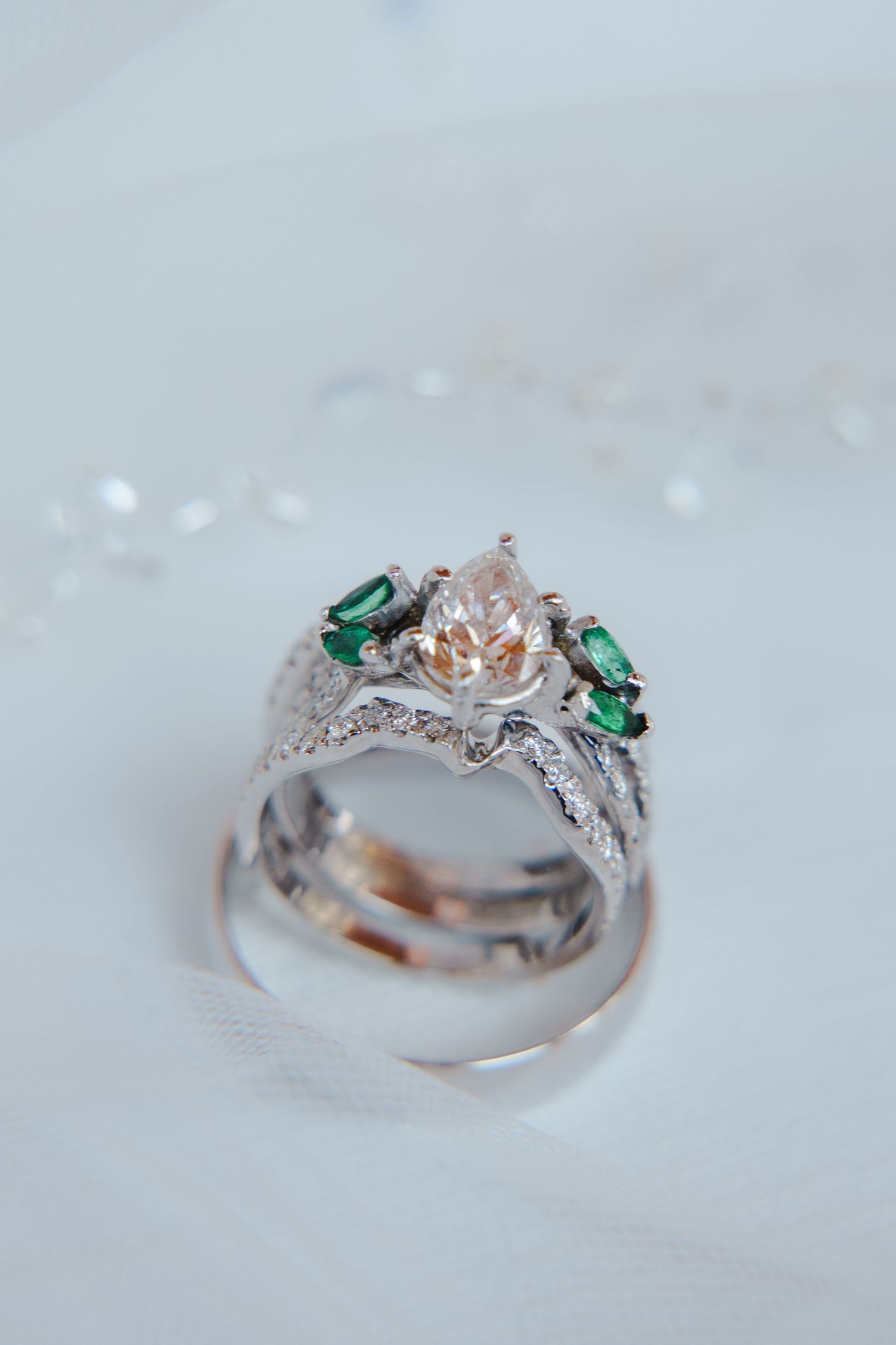 Wedding country club Sky Creek Ranch Keller, TX golf course wedding dress groom tuxedo wedding party sunset portrait ring shot just married