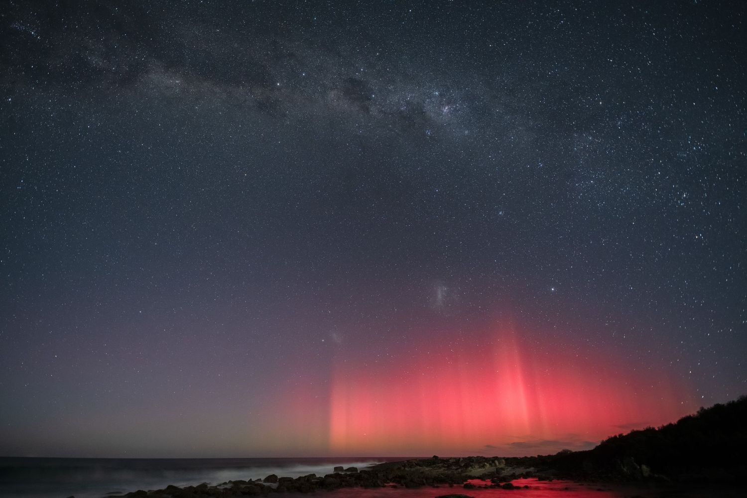 Aurora Australis, Jervis Bay, June 2025